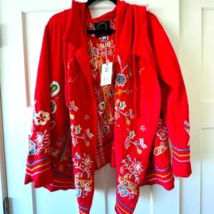 Biya JEMIMA HOODIE  by Johnny Was size M